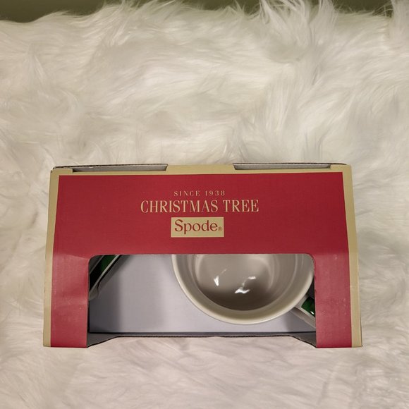 Spode Christmas Tree Mug & Coaster Set in Box - Picture 3 of 3